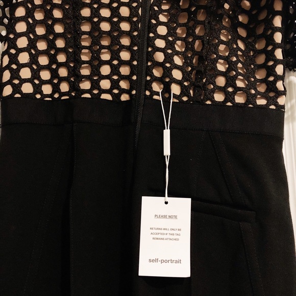 Self-Portrait Lace Frill Jumpsuit - Picture 5 of 7